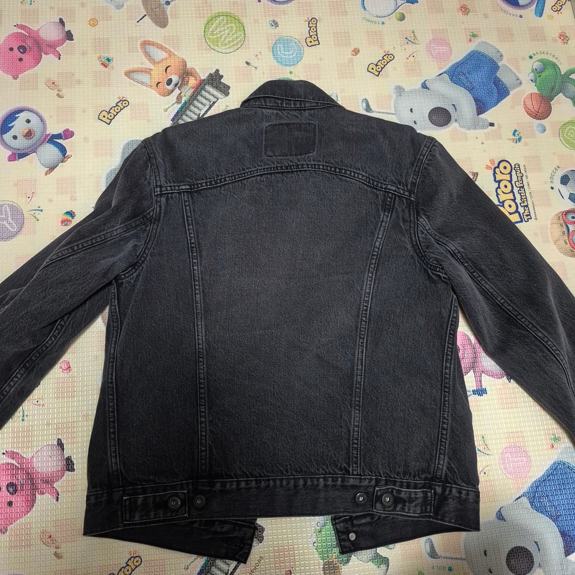 리바이스 흑청 데님 트러커 자켓 상품이미지2