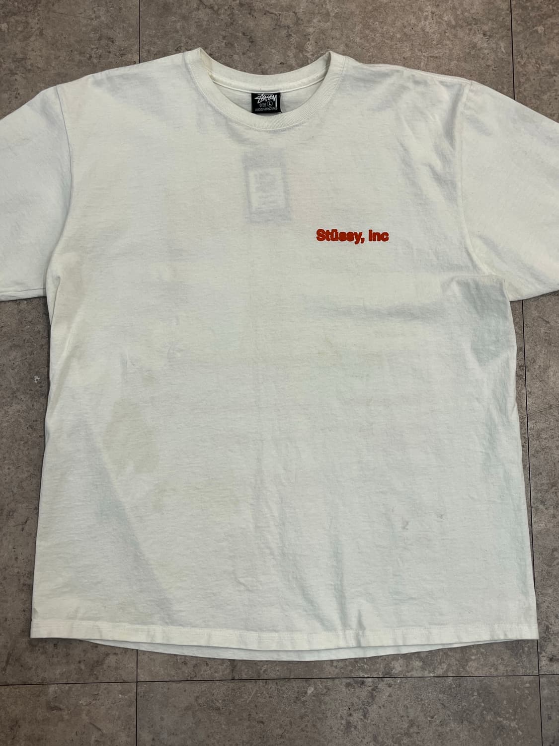 스투시 위키 반팔티 화이트 L #csz3229 상품이미지4