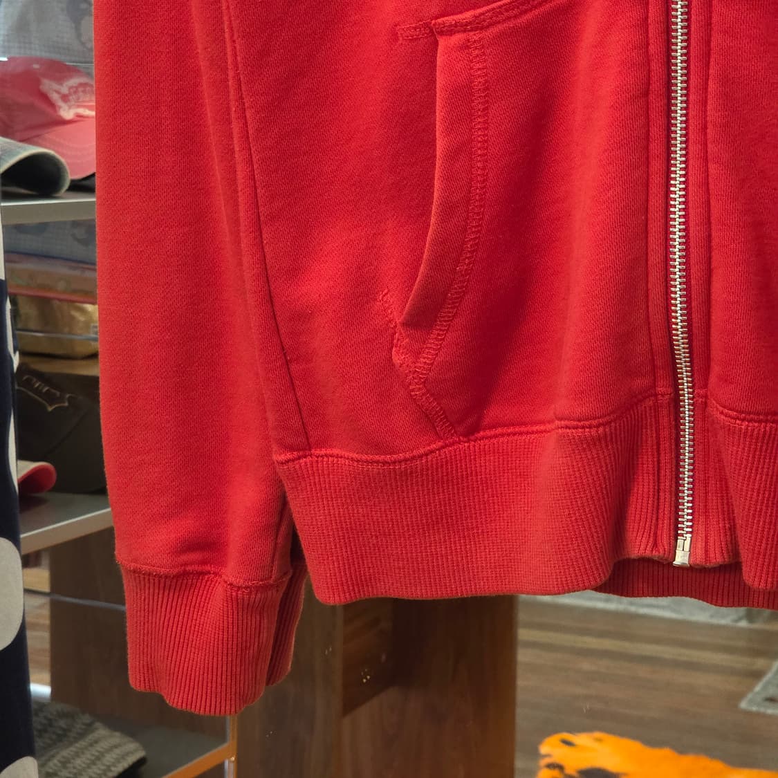 나이키 빅 프린팅 슬림핏 레드 후드집업 상품이미지7