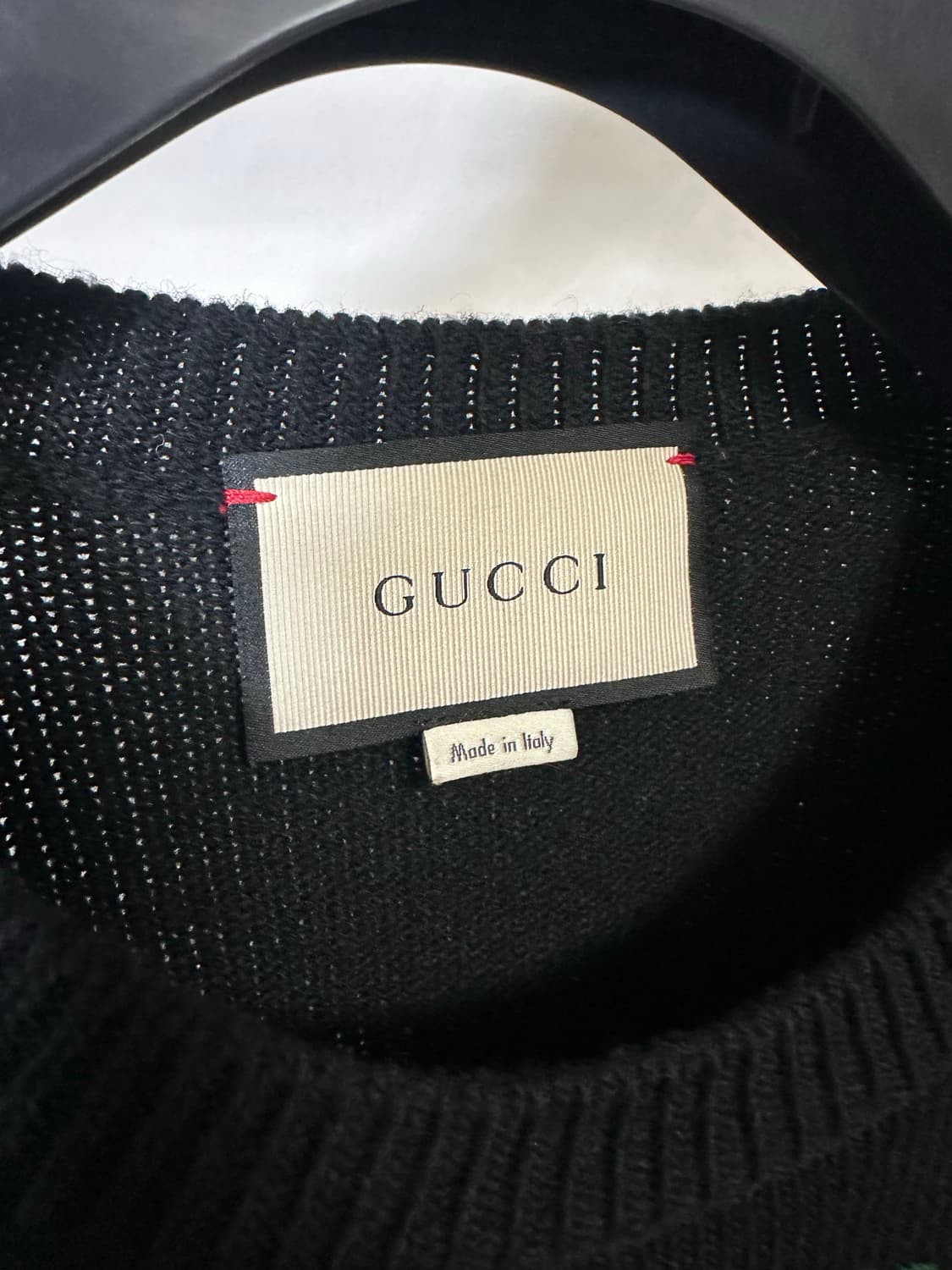 구찌 블라인드 포 러브 니트 블랙 (S) 상품이미지4