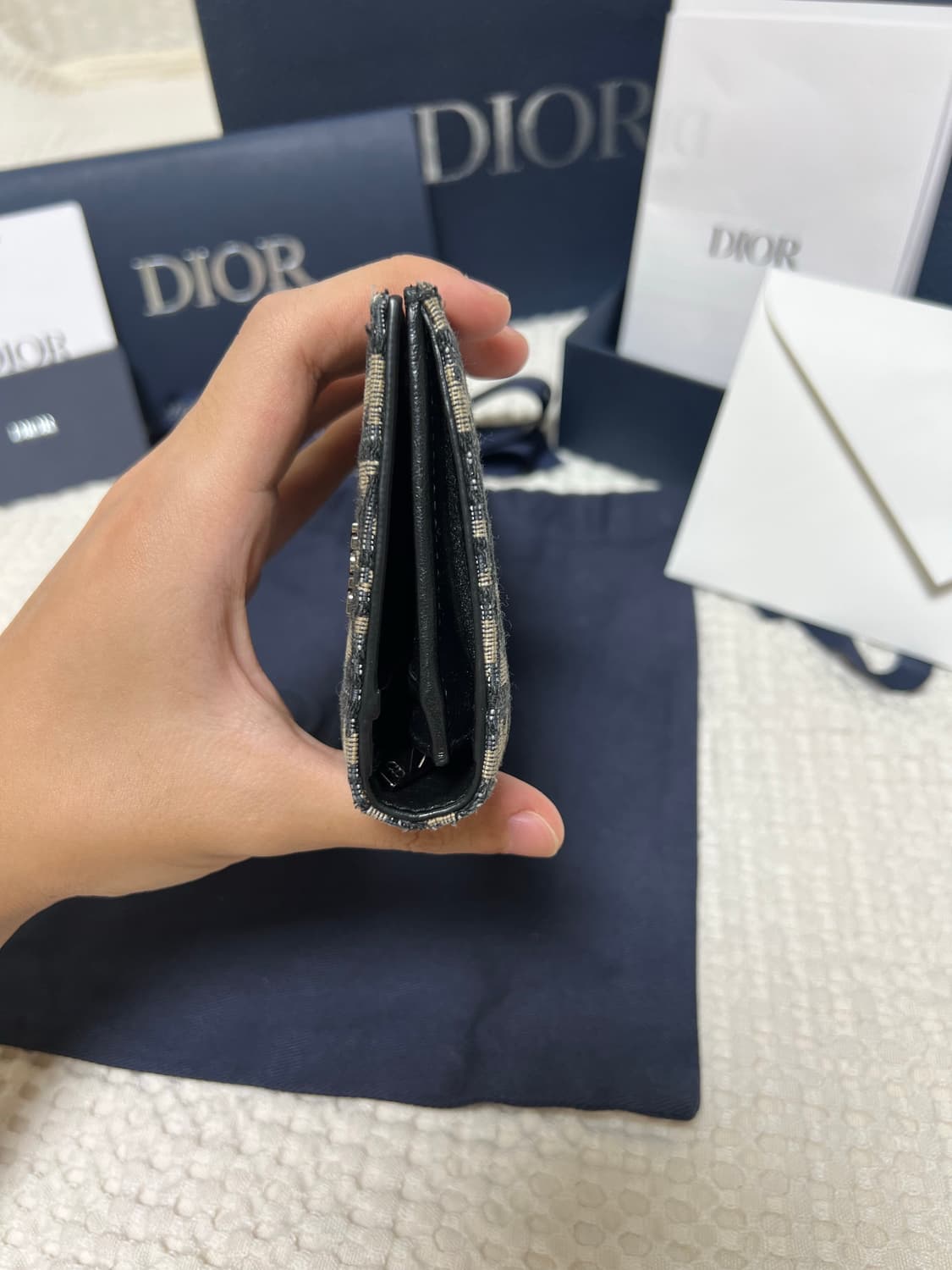 (초풀구성) 디올 오블리크 장지갑 상품이미지7