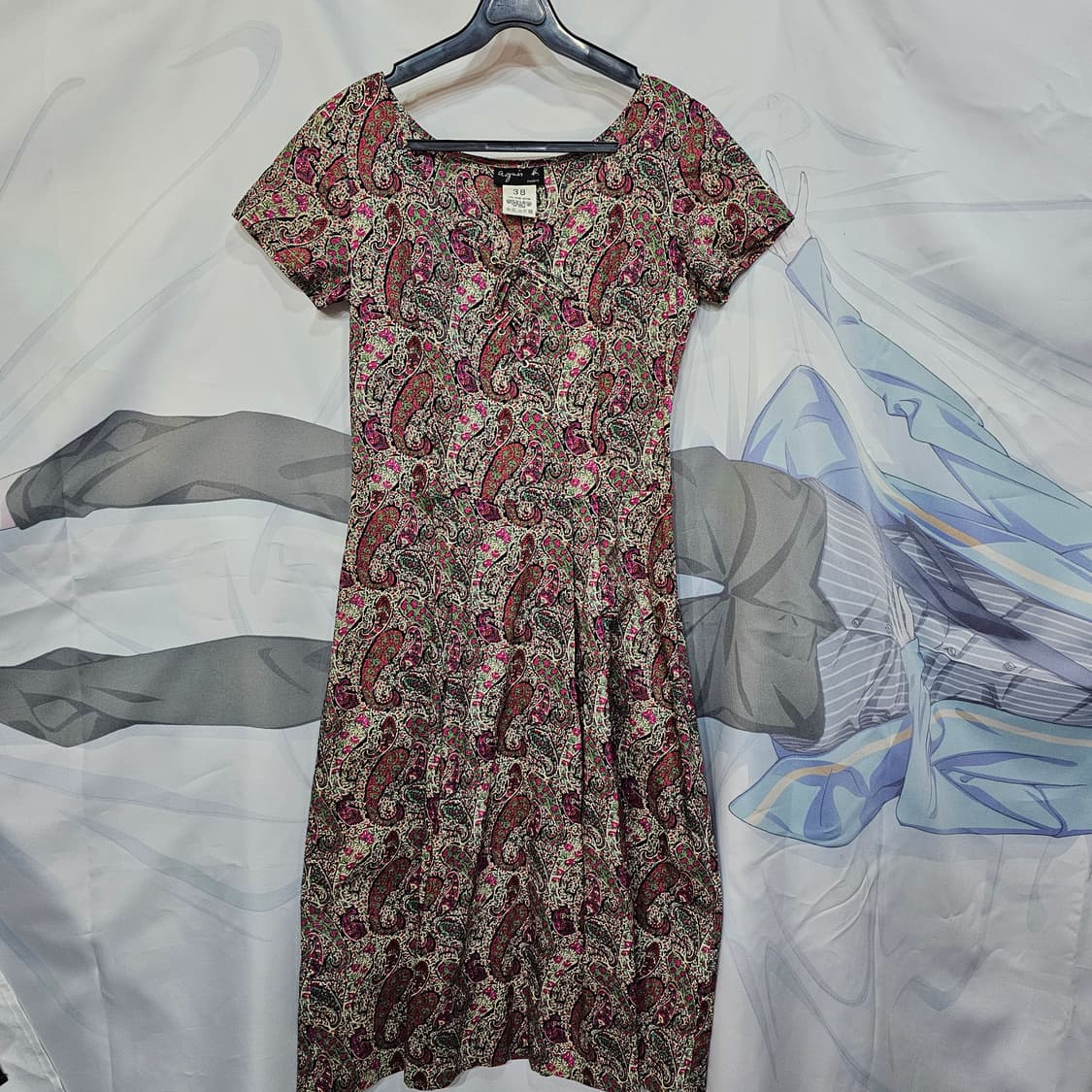 아녜스베 페이즐리 패턴  원피스 상품이미지5