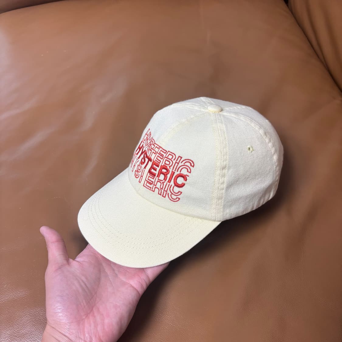 Hysteric Glamour 히스테릭글래머 네츄럴 6패널 볼캡 모자 상품이미지4