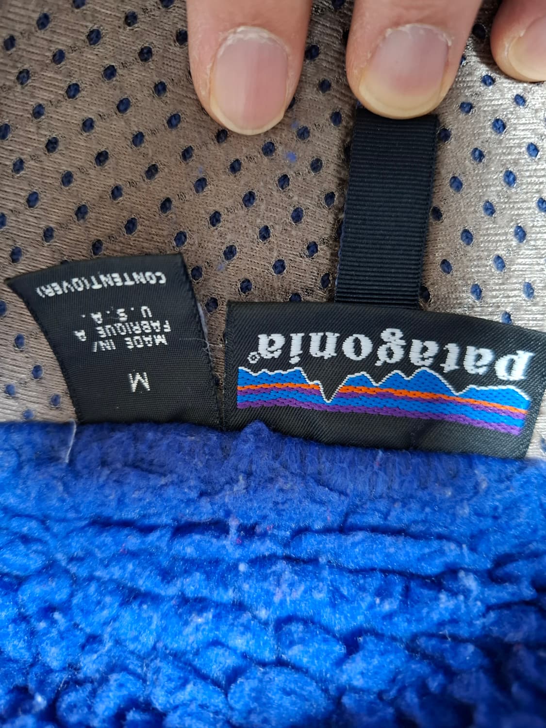 M 파타고니아 딥파일 플리스 자켓 잉크블루 상품이미지3