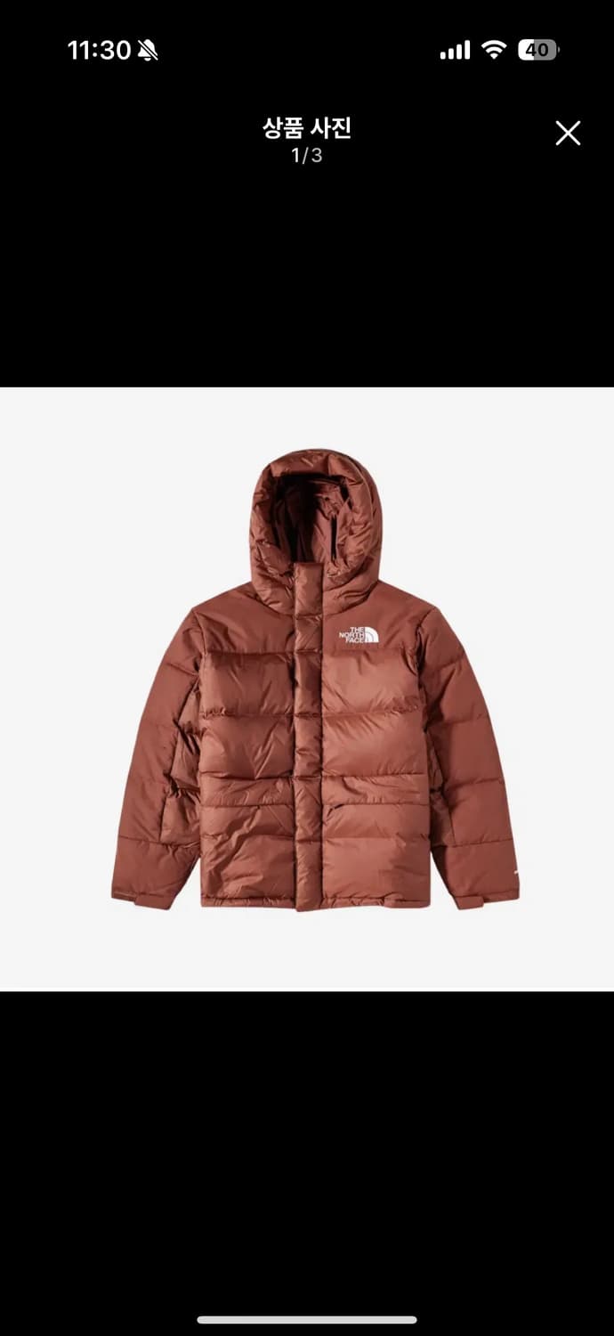 노스페이스 히말라얀 다운 파카 다크 오크 M 상품이미지1