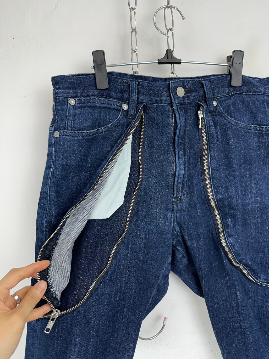 Lad Musician Zip Detail Denim Shorts 상품이미지5