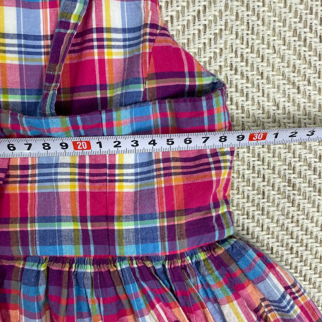 폴로 랄프로렌 여아 체크 원피스 5사이즈 상품이미지5