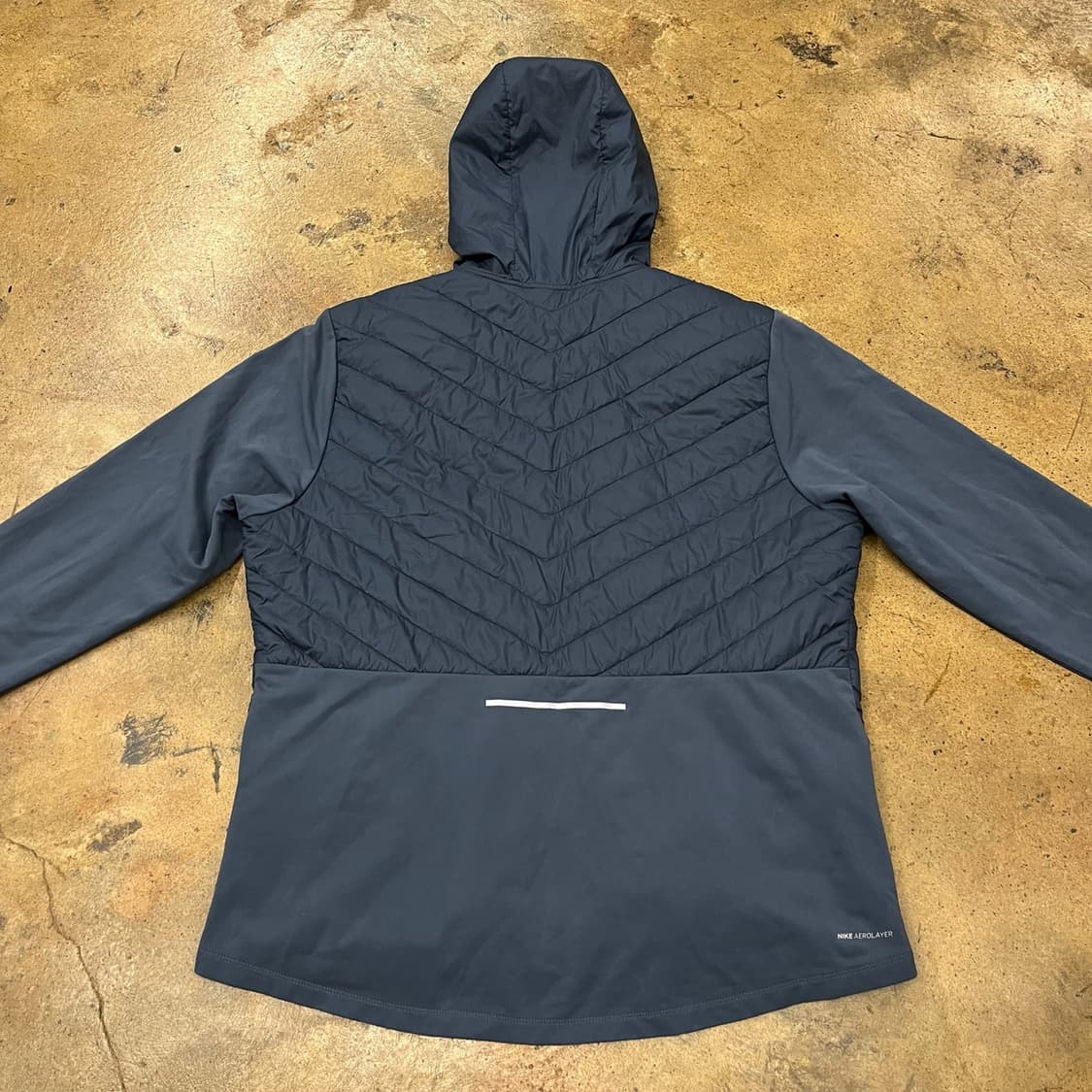[정품/L] 나이키 에어로로프트 네이비 퀼팅 후드 집업 자켓 b16 상품이미지4