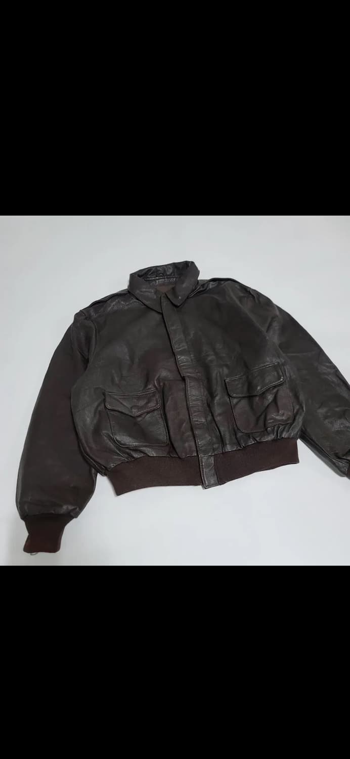 빈티지 a-2 레더자켓 상품이미지1