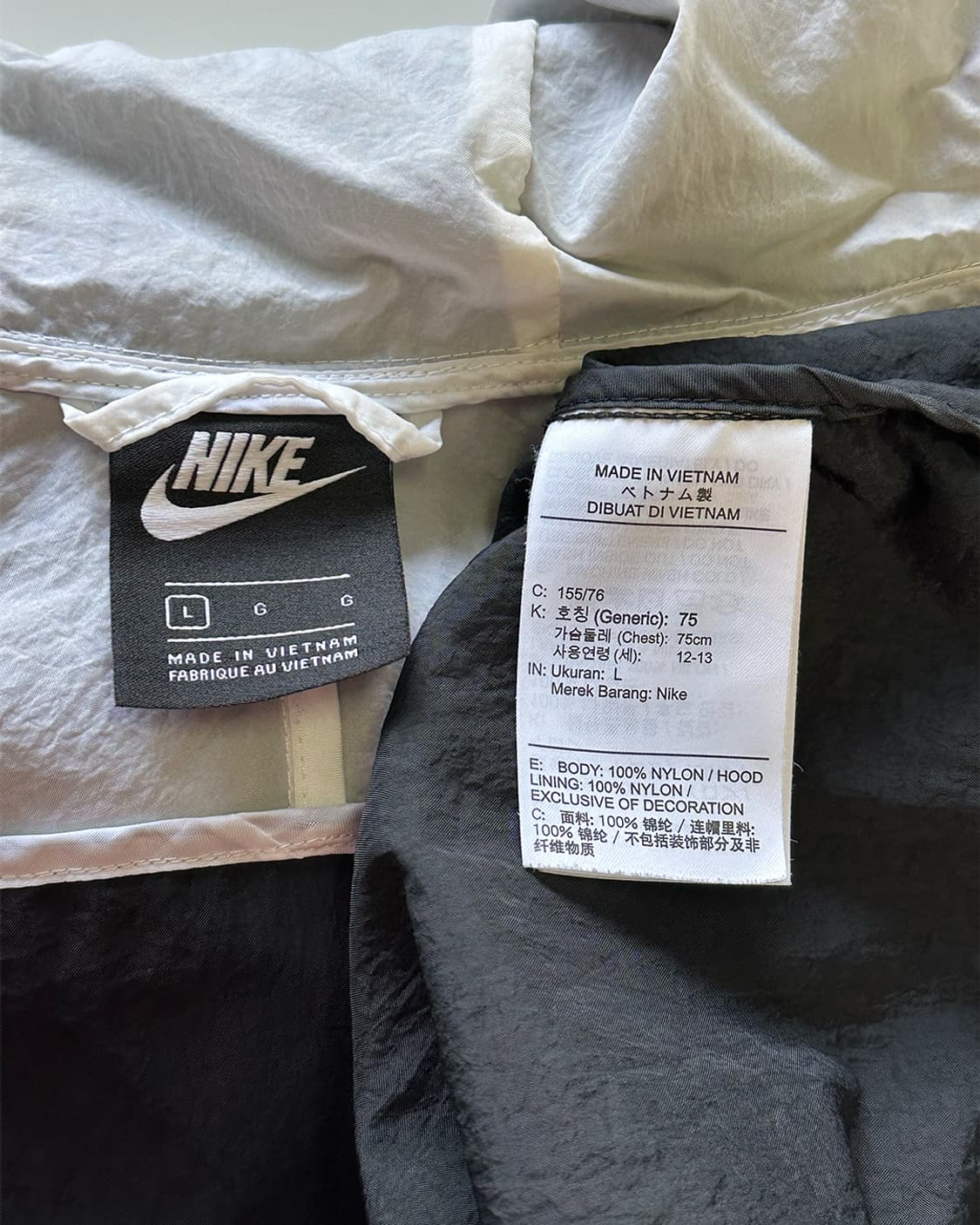 나이키 백로고 바람막이 범고래 상품이미지5