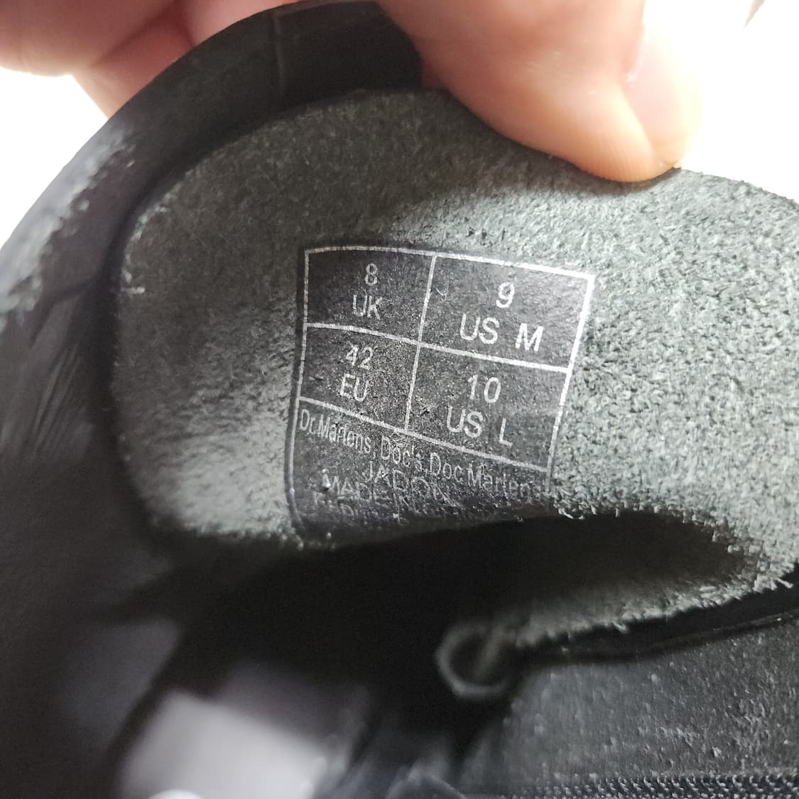 [8UK] 닥터마틴 제이든 8홀 부츠 블랙 (270~275) 상품이미지9