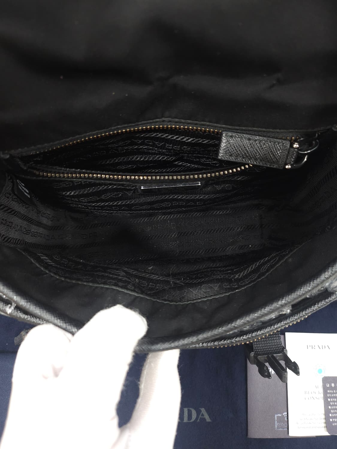 프라다 리나일론 사피아노 숄더백 멀티 크로스백 상품이미지6