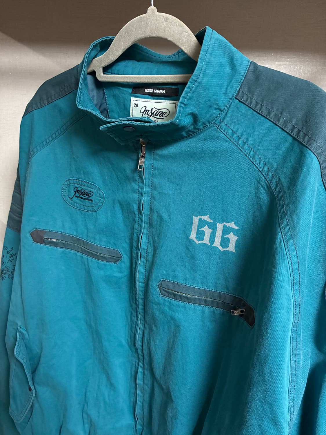 인세인개러지 패티드 숄더 해링턴 자켓 상품이미지4