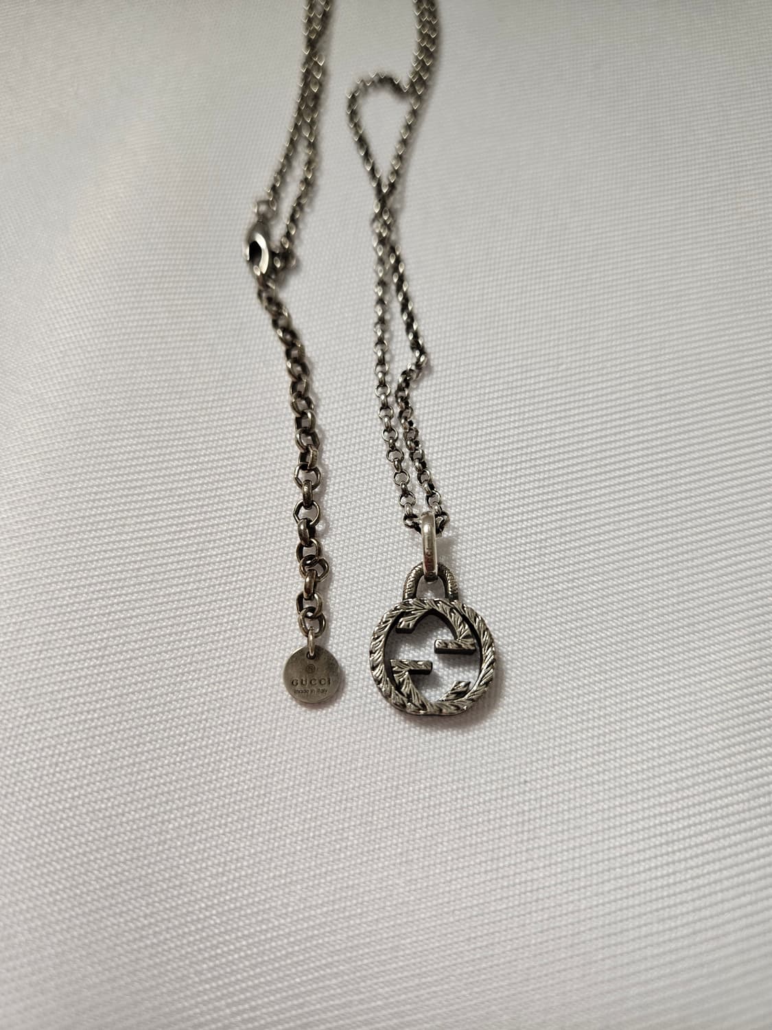구찌 인터로킹 목걸이 (정품보증서포함) 상품이미지3
