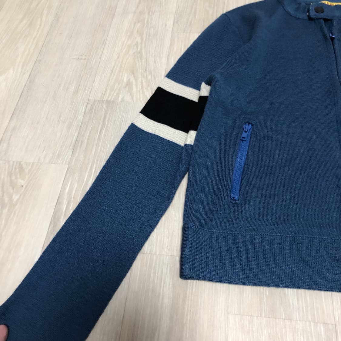 (F) 새상품 히스테릭 글래머 그루피 집업 니트 카페레이서 자켓 상품이미지2