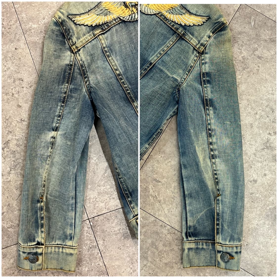 알렉산더 맥퀸 자수 데님자켓 38 #csz2454 상품이미지7