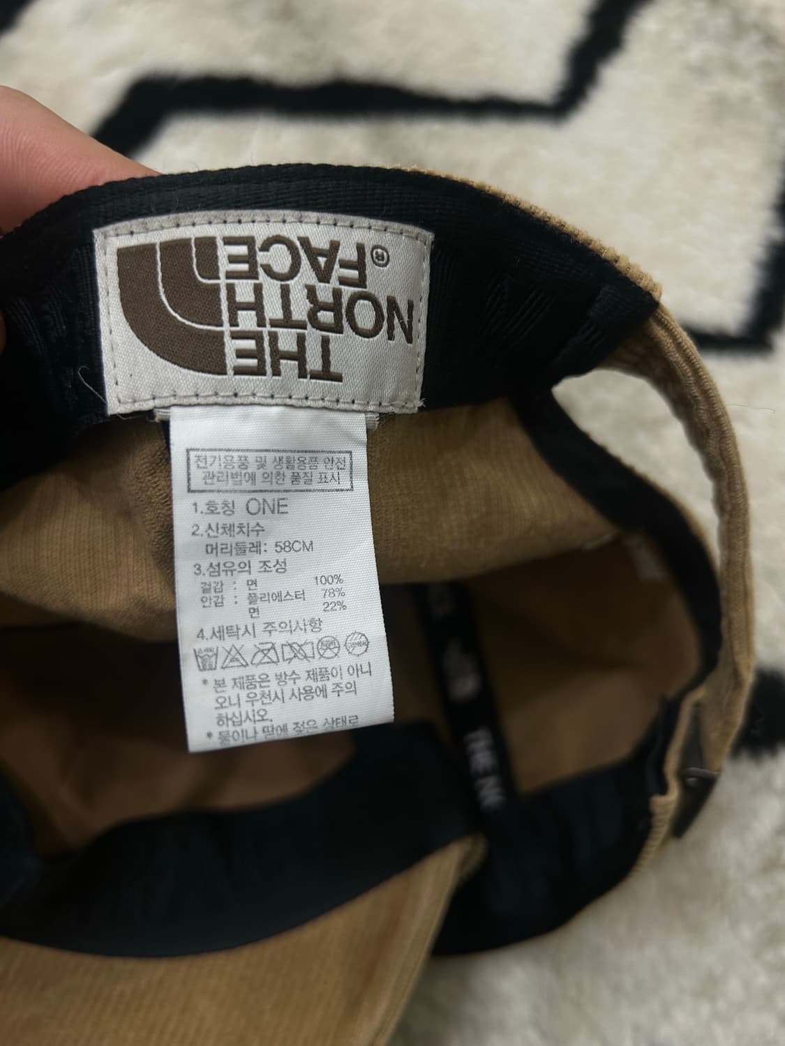 노스페이스 화이트라벨 코듀로이 볼캡/베이지 상품이미지5