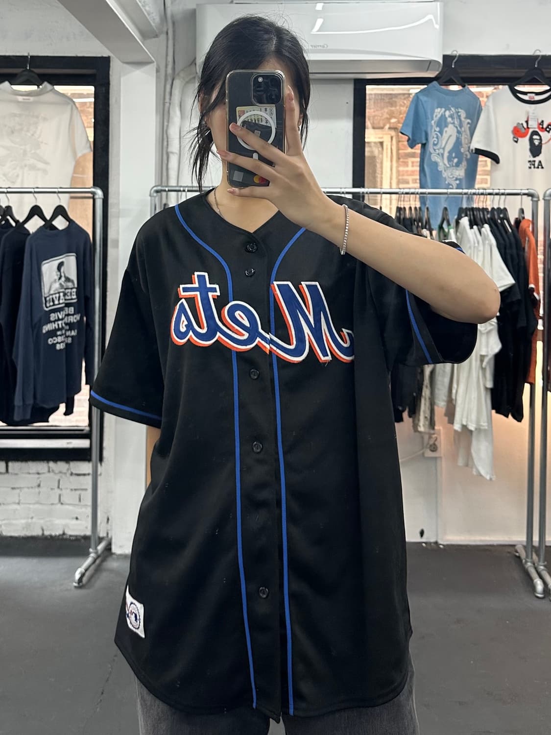 마제스틱 뉴욕 메츠 베이스볼 져지 상품이미지3