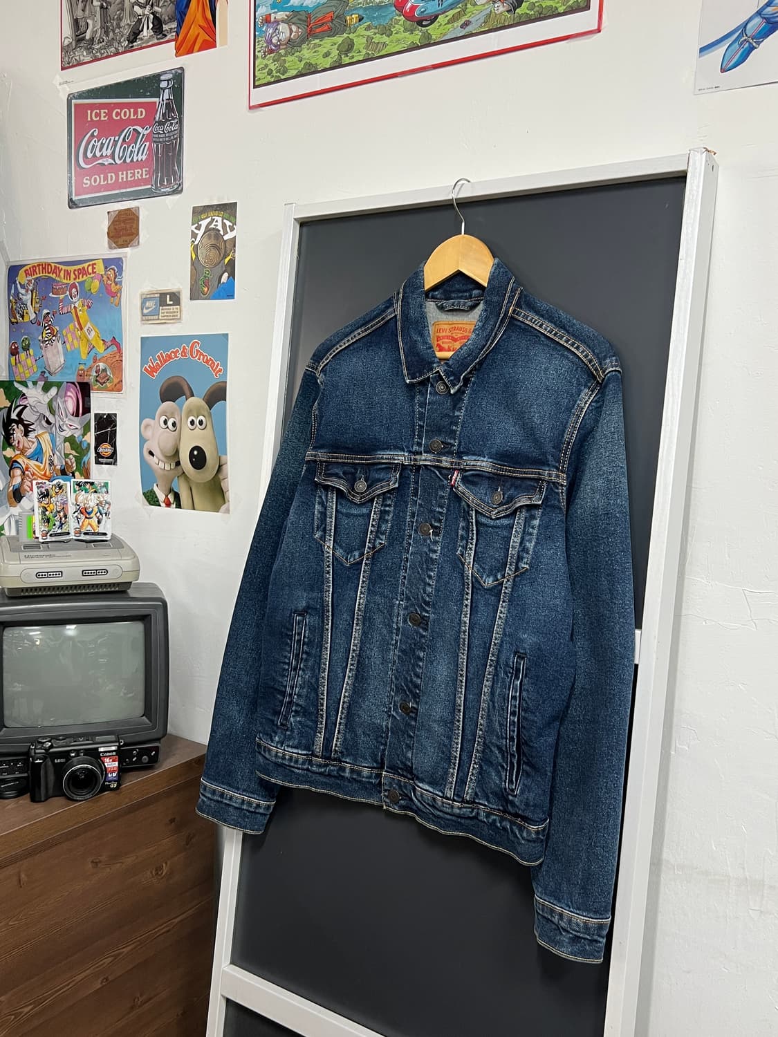 Levis 리바이스 인디고 워싱 데님 트러커 자켓 상품이미지1