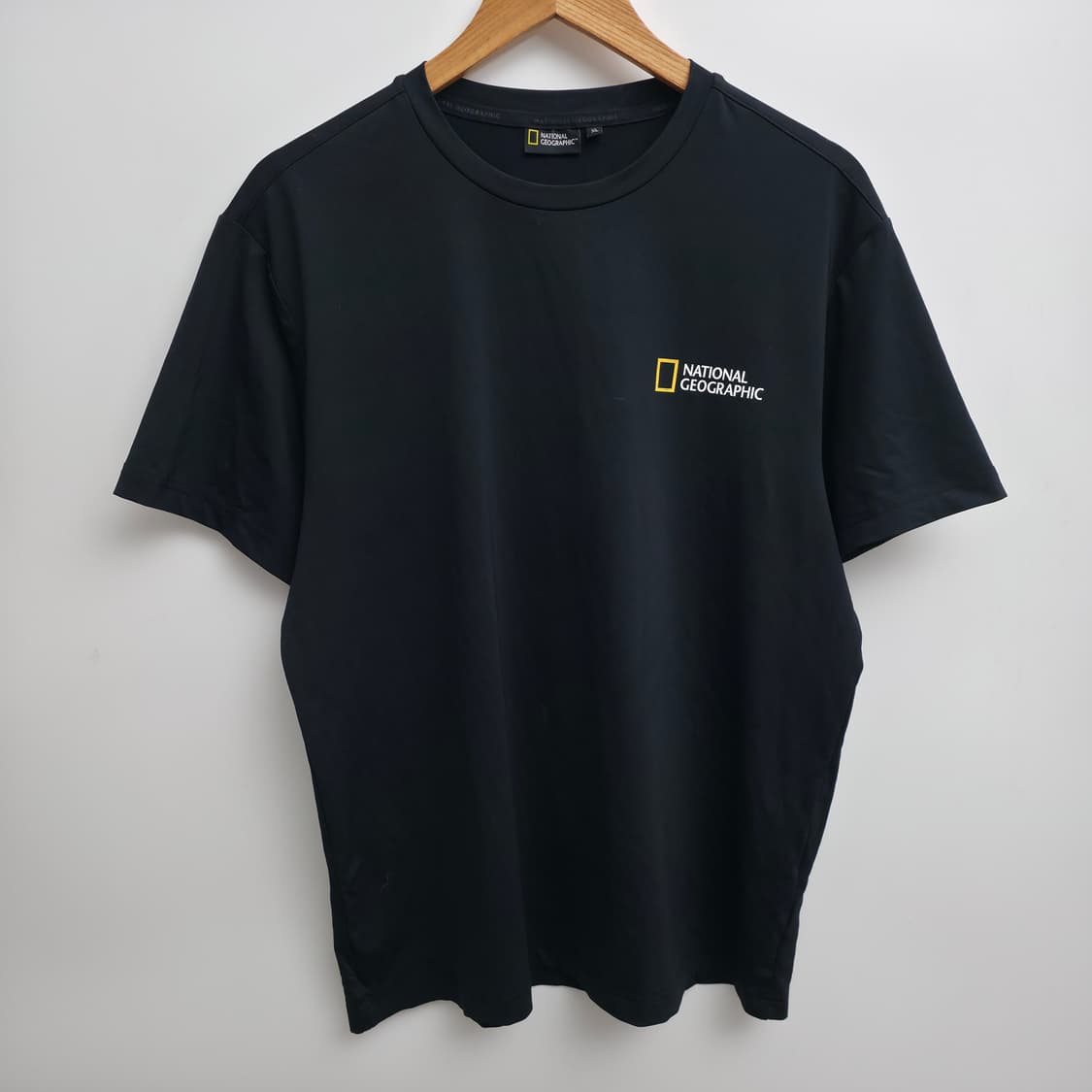 [XL] 내셔널지오그래픽 블랙 기능성 반팔 티셔츠 상품이미지1
