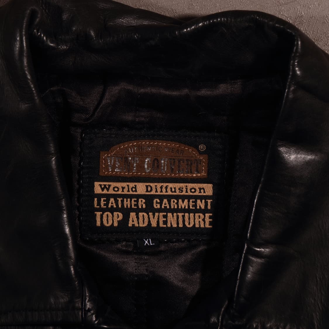 빈티지 레더 트러커 집업자켓 상품이미지3