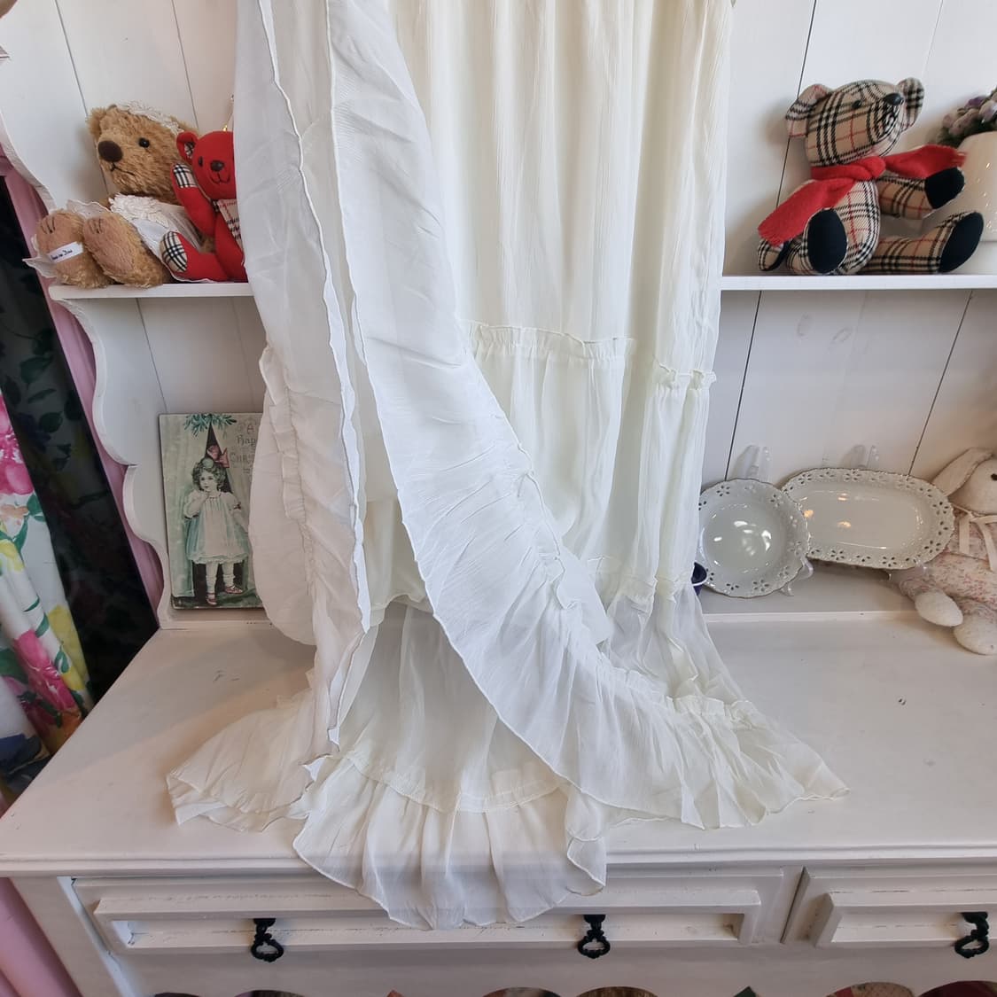 쉬폰 캉캉 끈원피스 상품이미지4