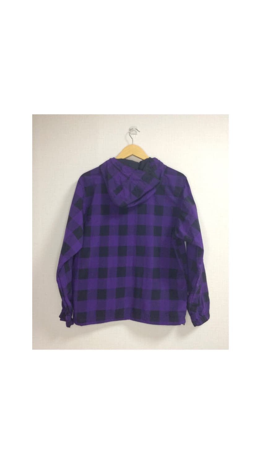 컬럼비아 퍼플 체크 바람막이  상품이미지5