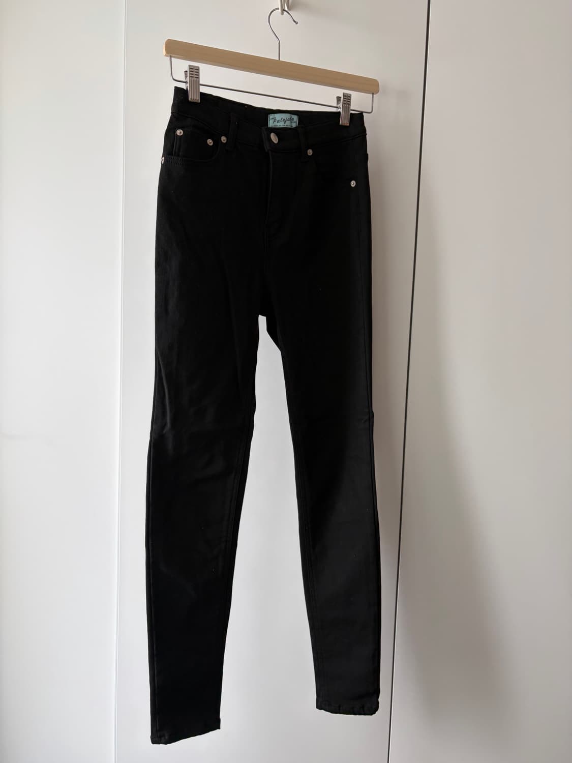 페일제이드 스키니진 기모 블랙 미듐 상품이미지2