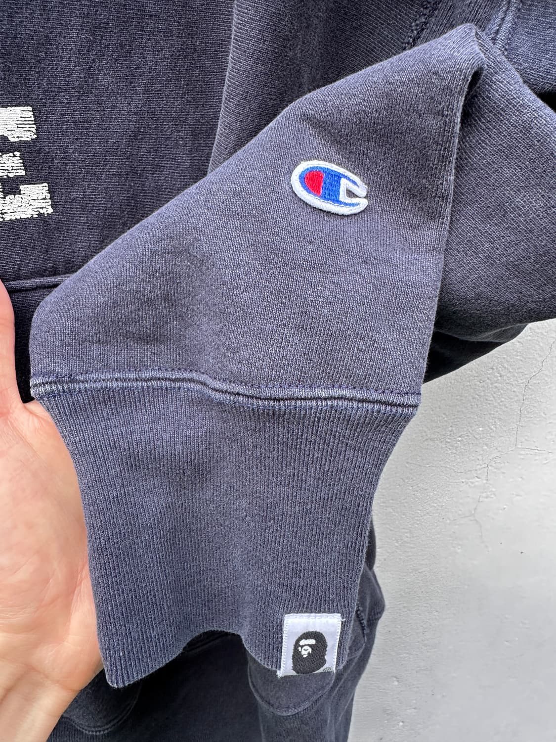 00s og nigo bape hoodie(reverseweave) 상품이미지5