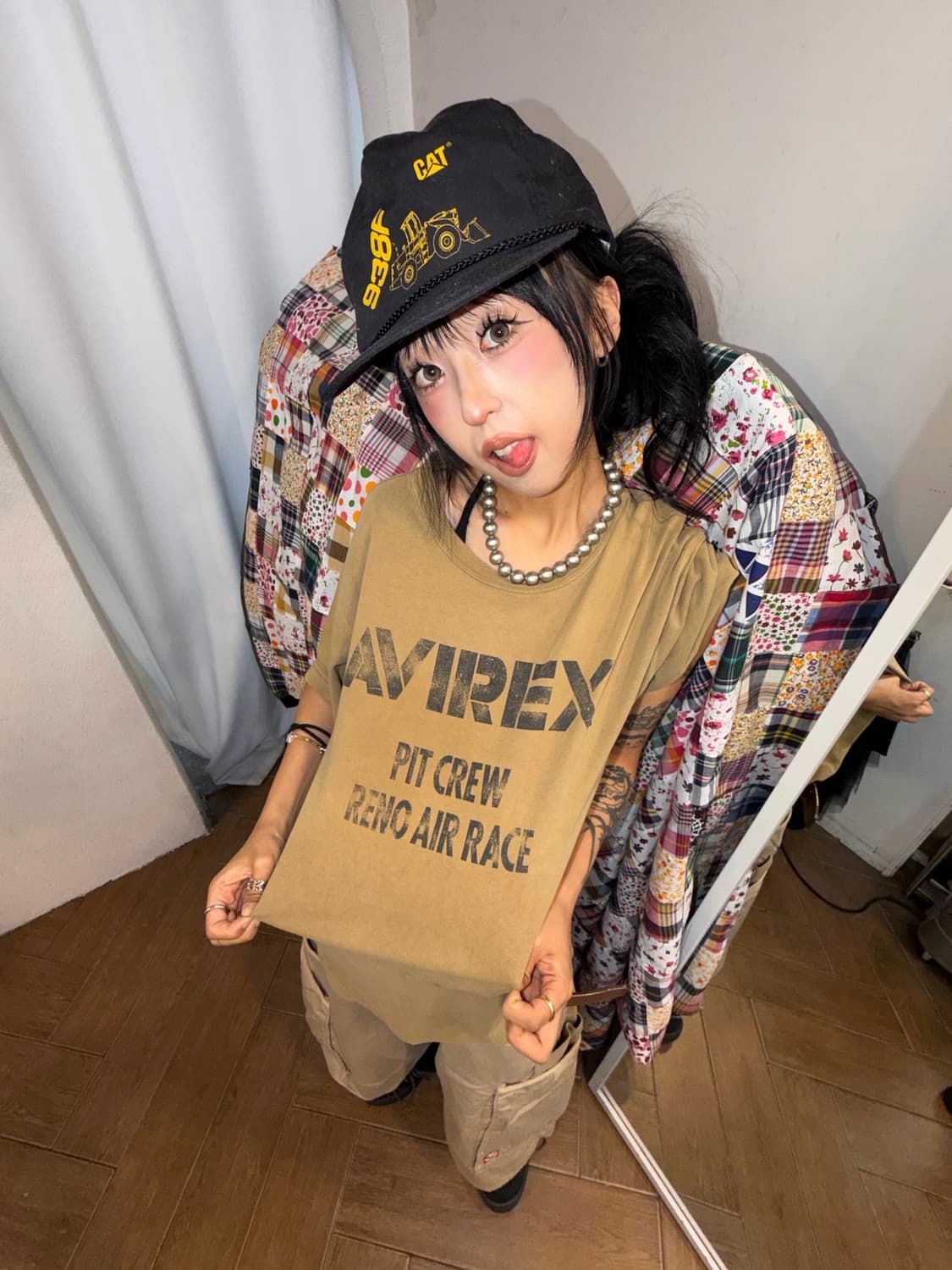 < Avirex Damage Logo T-shirt > 상품이미지2