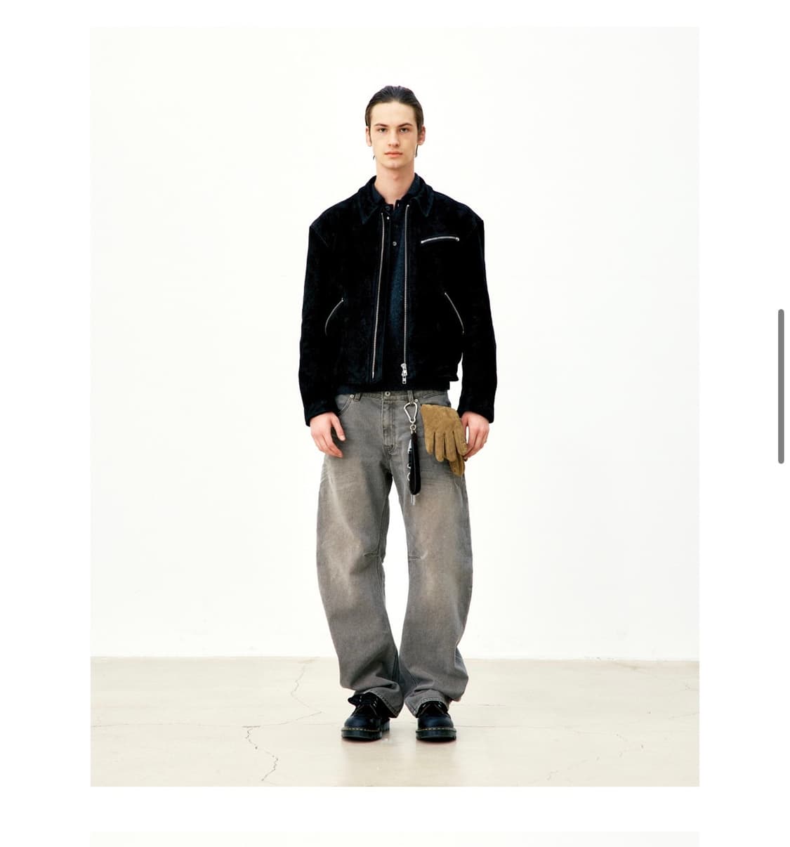 (새상품) 쿠어 더블 페이스 울 미니멀 멀티 집 자켓 (블랙) 상품이미지2