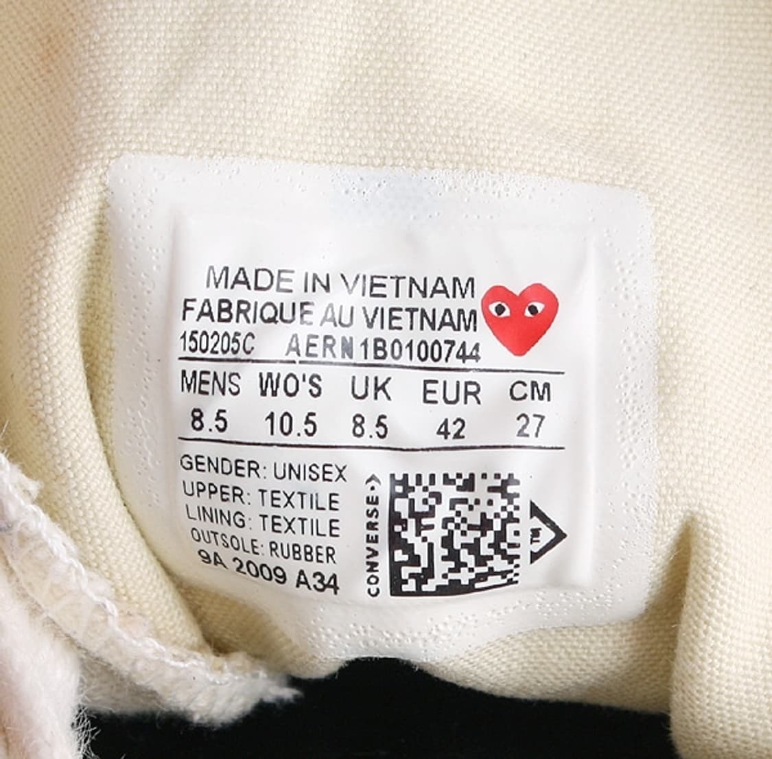CONVERSE  x COMME des GARCONS (270mm) 상품이미지9