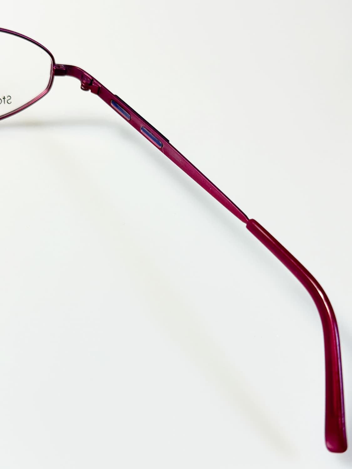 KIPLING 슬림 오벌 마젠타 메탈 프레임 빈티지 안경 상품이미지6