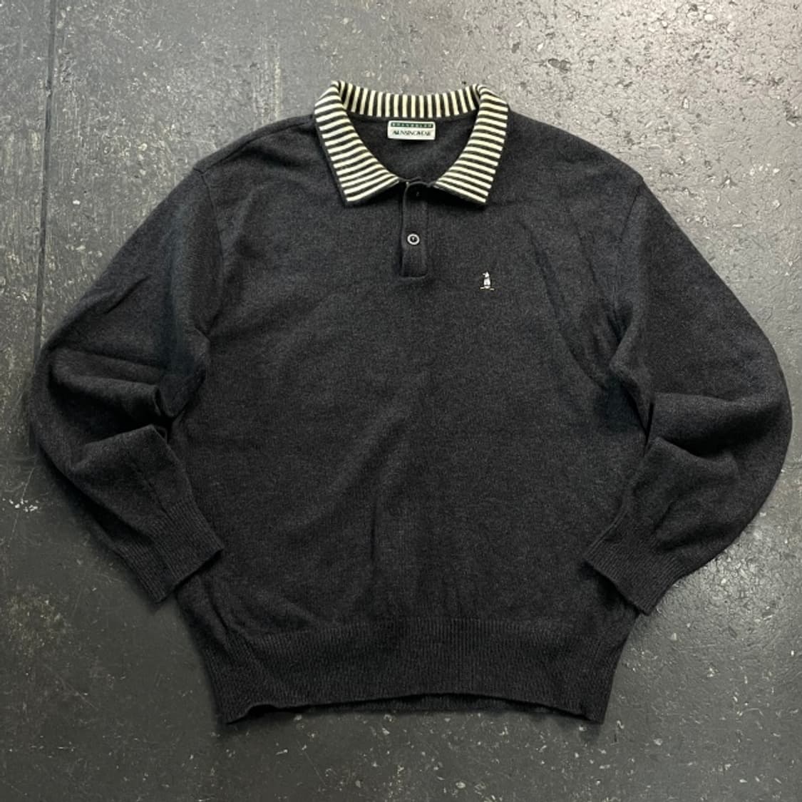 100 먼싱웨어 카라 니트 상품이미지1