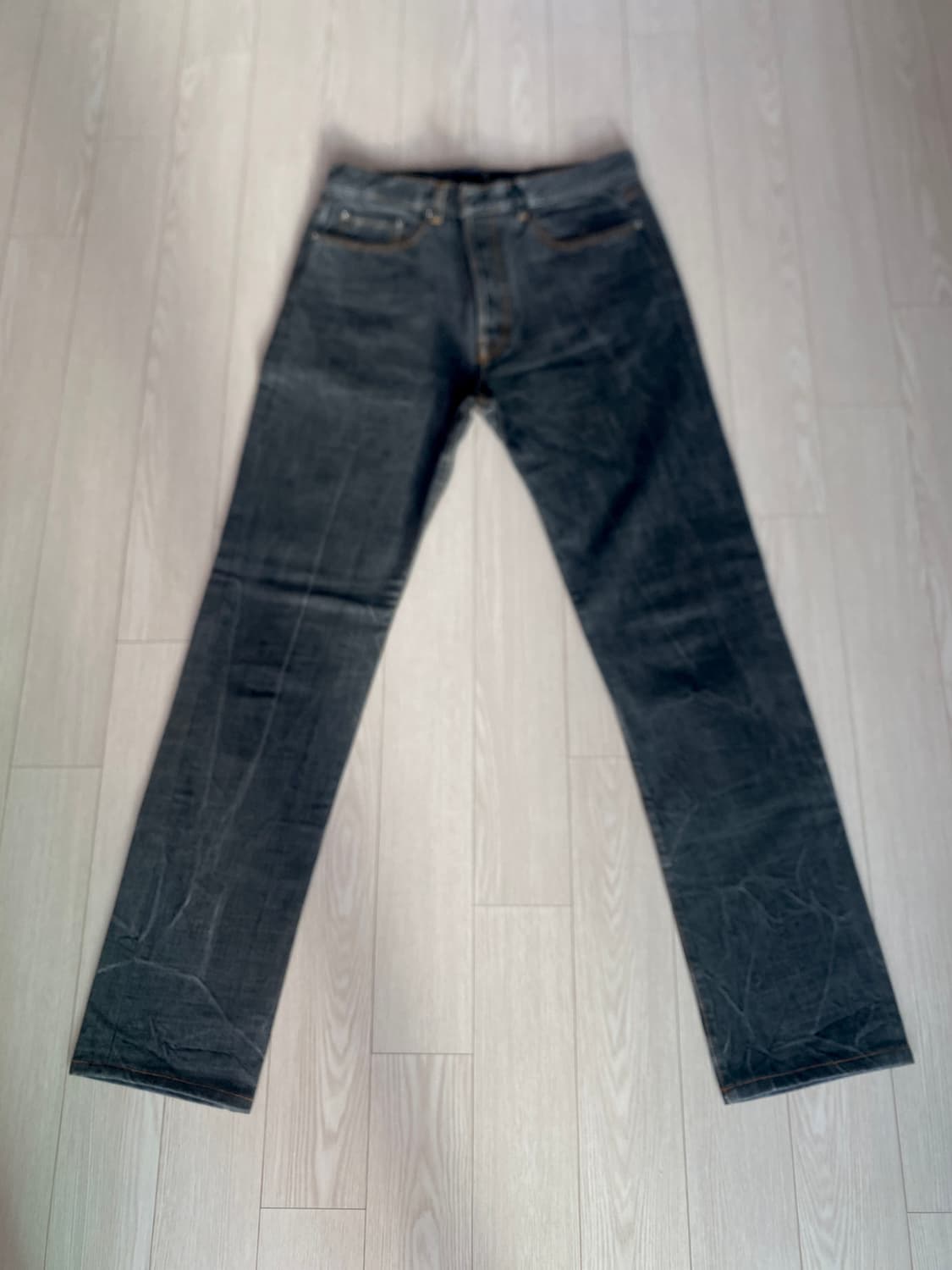  스톤아일랜드 다크그레이 스톤 워싱가공 진팬츠 레귤러 핏 31~32 사이 상품이미지2