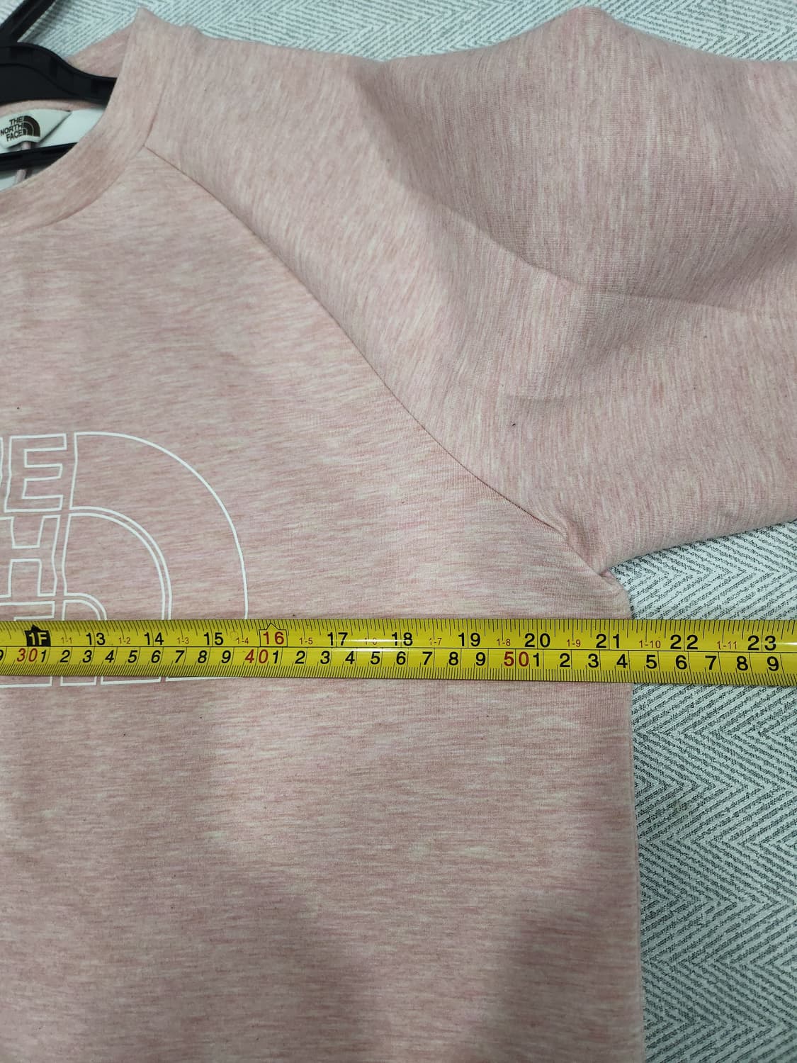 노스페이스 핑크 맨투맨 티셔츠 남성 95사이즈 상품이미지8