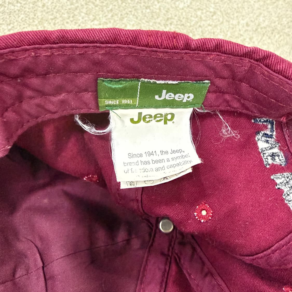 F 지프 와인 볼캡 0202T2 상품이미지4