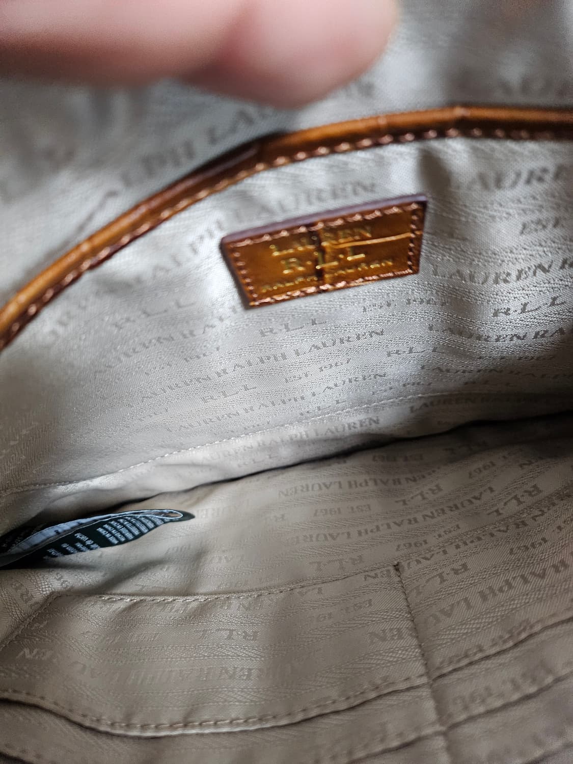 랄프로렌 악어가죽 클러치 상품이미지8