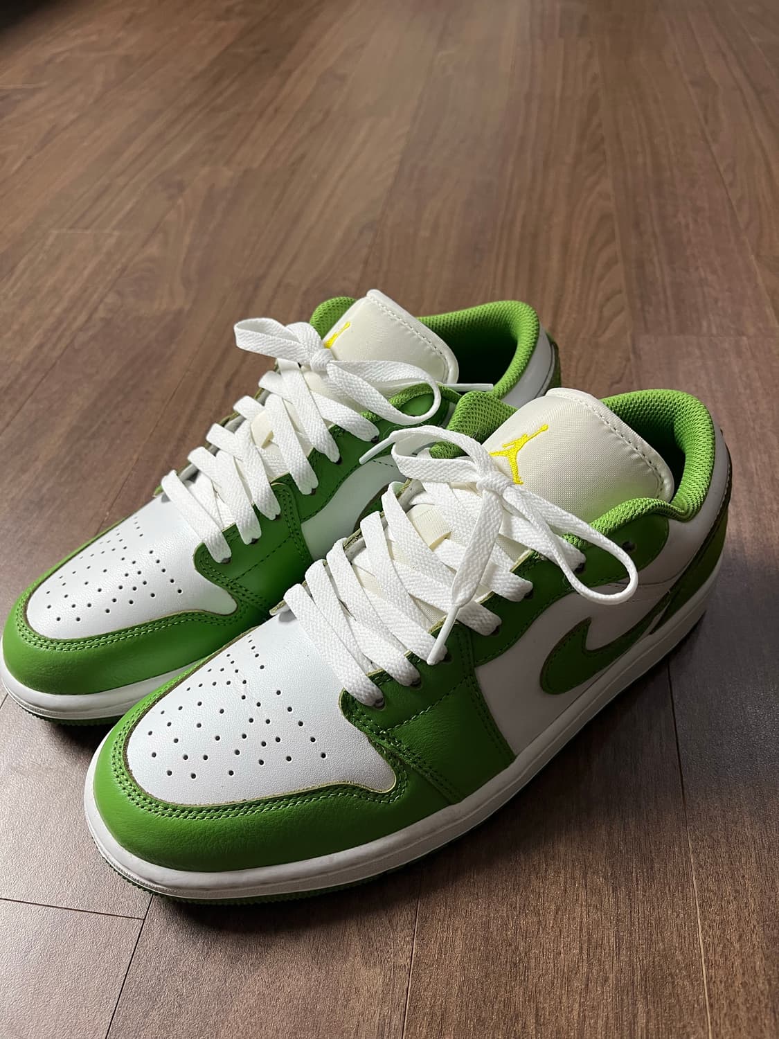 나이키 에어조던 1 로우 SE 화이트 클로로필 270 판매 상품이미지2