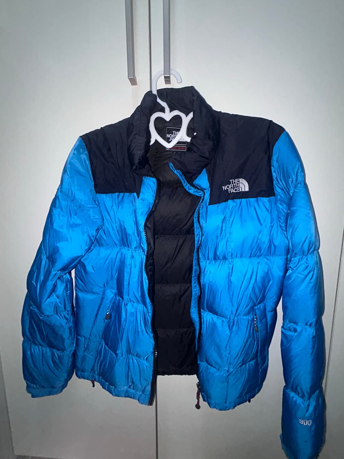 노스페이스 로체 800 구스다운 패딩 스카이블루 상품이미지2