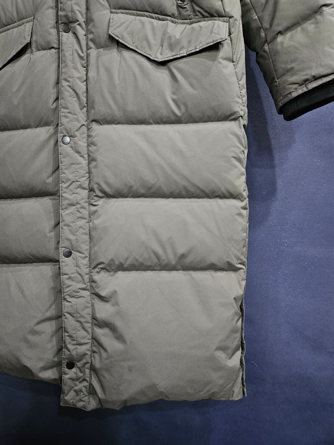 버커루 다크그레이 남성 105~110 구스다운 롱패딩  상품이미지6