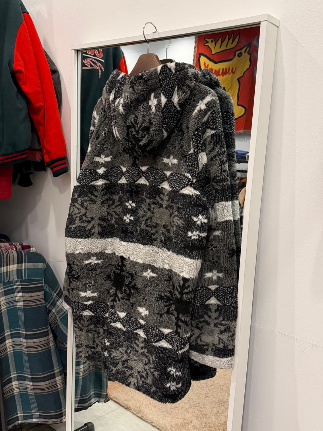 Piko 피코 빈티지 에스닉 플리스 집업 파카 상품이미지7