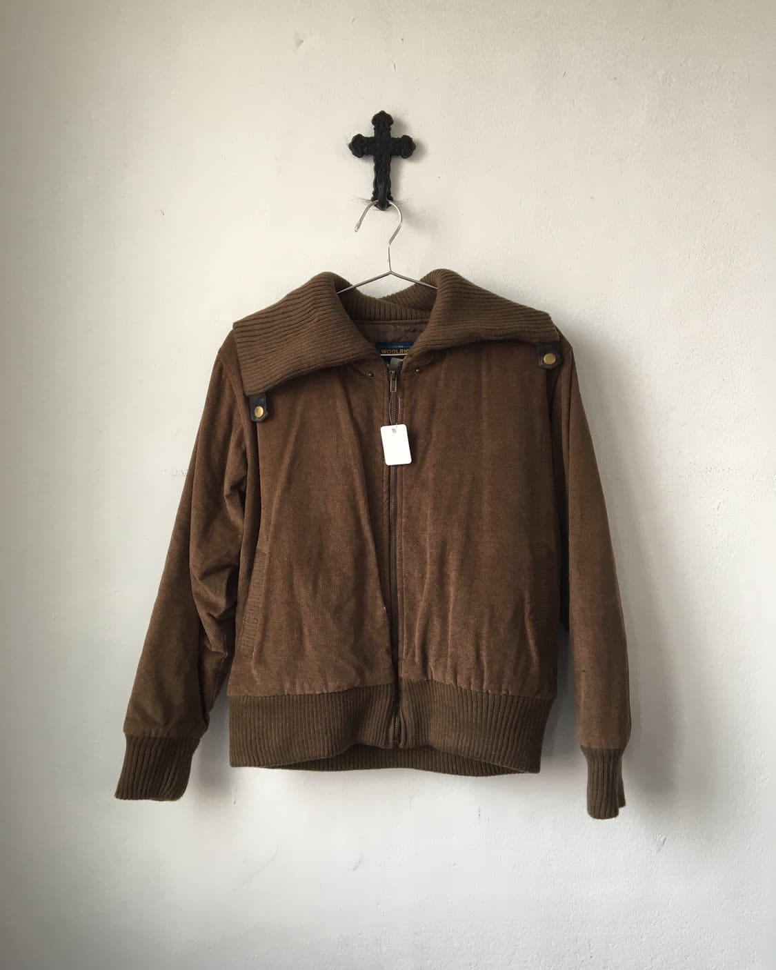 Ribbed neck point corduroy jacket 상품이미지2