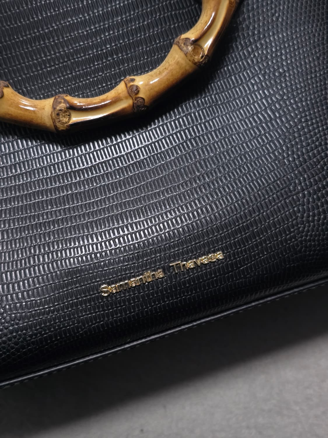 Samantha Thavasa 사만사 타바사 뱀부 숄더백 상품이미지5