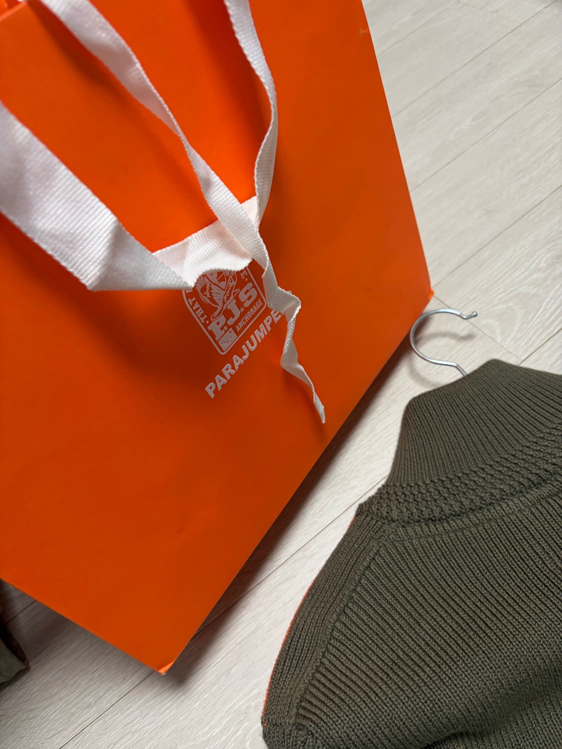 파라점퍼스 백화점판 니트 가디건 집업 M 상품이미지4