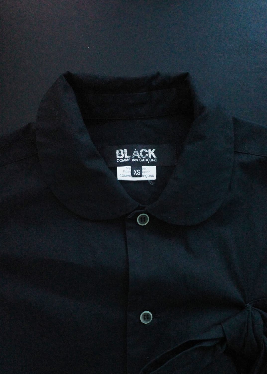 꼼데가르송 블랙 리본 셔츠 상품이미지2