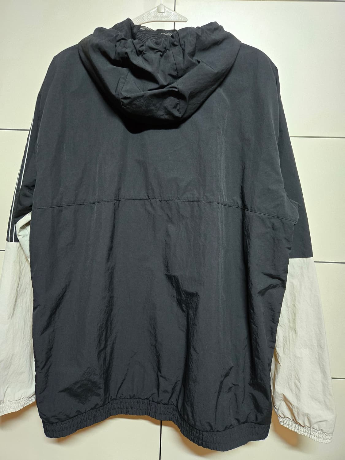 아디다스 윈드브레이커 반집업 후드 아노락 바람막이(110사이즈) 상품이미지6