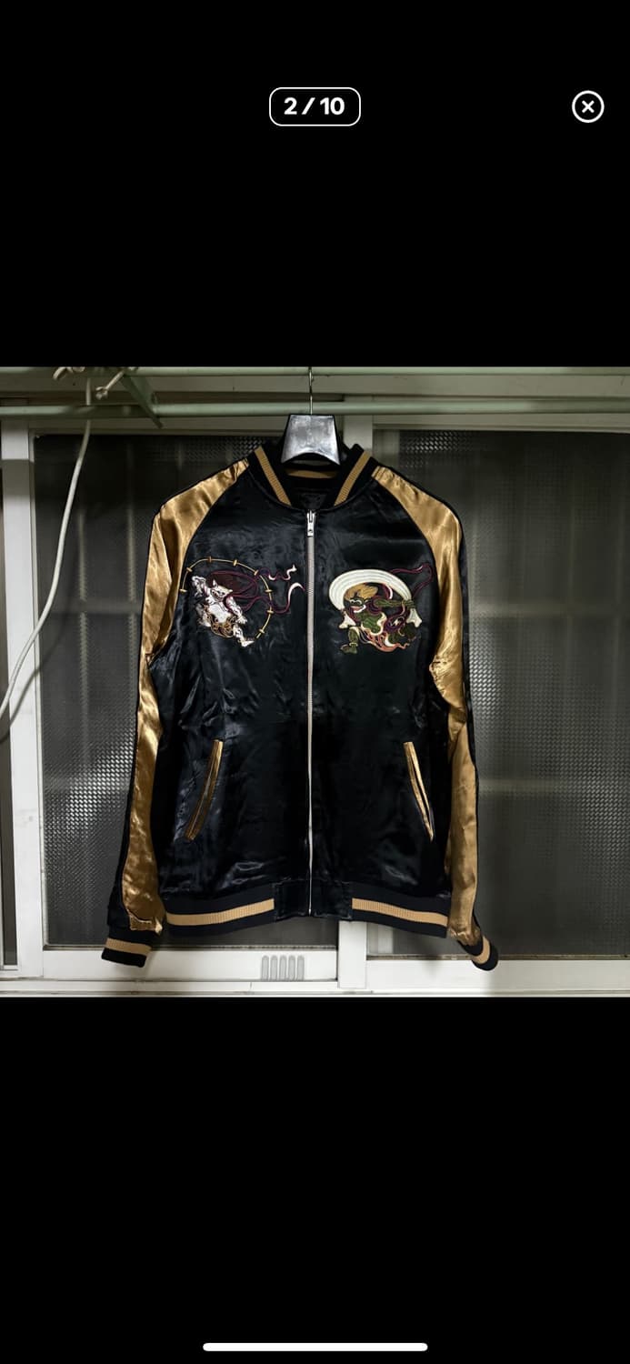 스크립트 풍신 뇌신 리버시블 스카쟌 상품이미지2