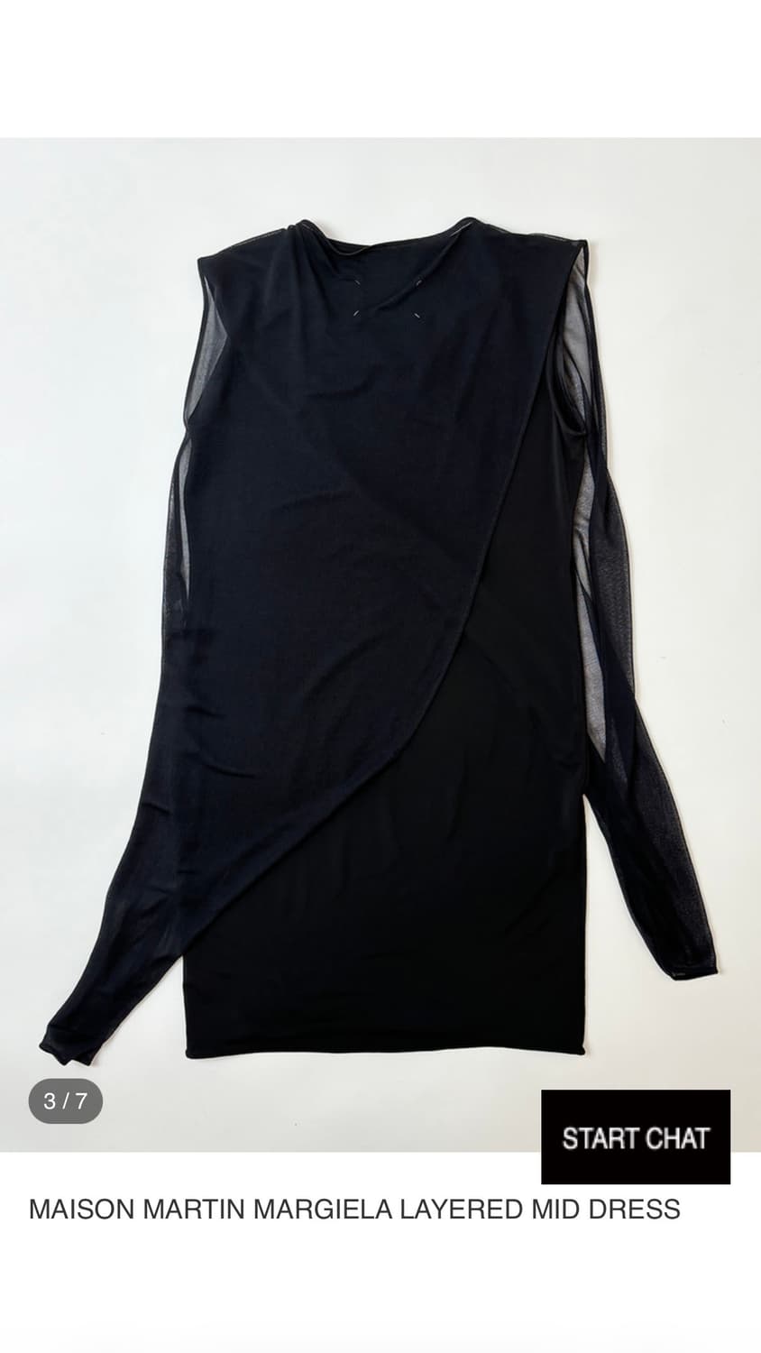 MAISON MARTIN MARGIELA LAYERED MID DRESS 상품이미지6