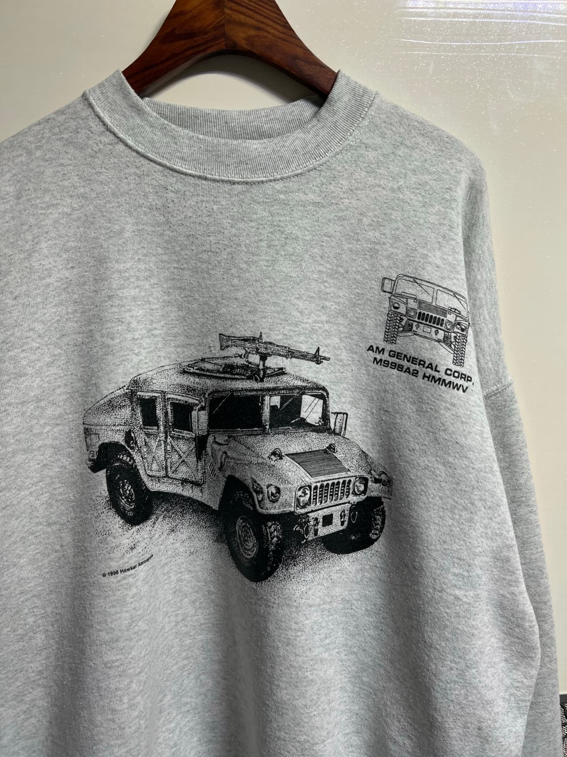 빈티지 1996 제네럴 해머 지프 맨투맨 상품이미지2